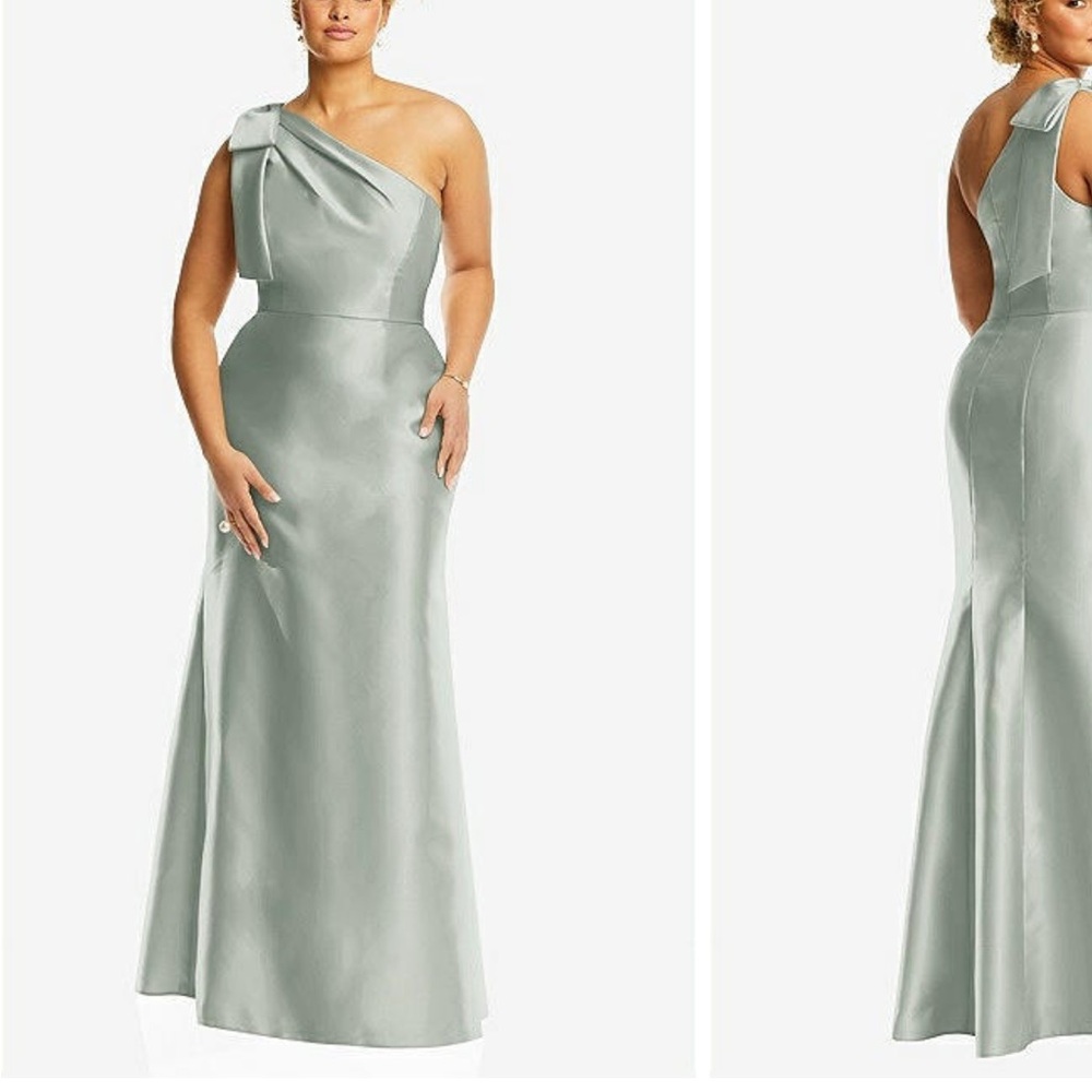 Alfred Sung One Shoulder Bridesmaid Dress